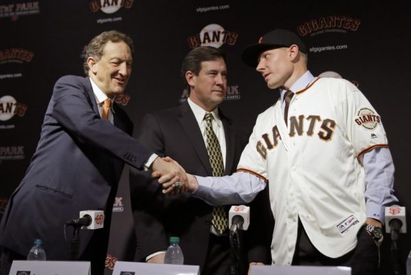 SF Giants Mark Melancon WS futures