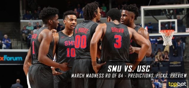 2017 March Madness Round of 64 – SMU Mustangs vs. USC Trojans Predictions, Picks and NCAA Basketball Betting Preview