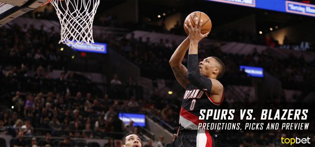 San Antonio Spurs vs. Portland Trail Blazers Predictions, Picks and NBA Preview – April 10, 2017