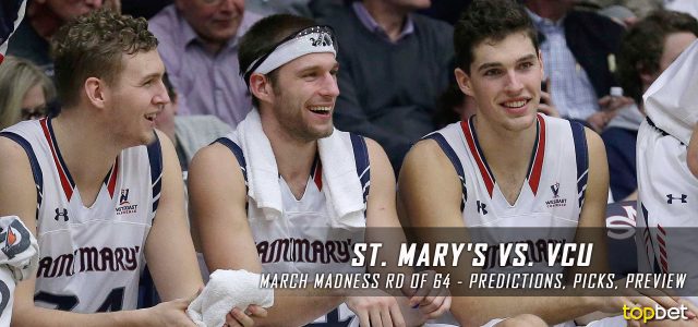 2017 March Madness Round of 64 – Saint Mary’s Gaels vs. VCU Rams Predictions, Picks and NCAA Basketball Betting Preview