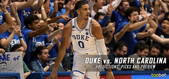 Duke Blue Devils vs. North Carolina Tar Heels Predictions, Picks, Odds and NCAA Basketball Betting Preview – March 4, 2017