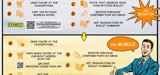 How Bitcoin Works Guide with Instructional Infographic