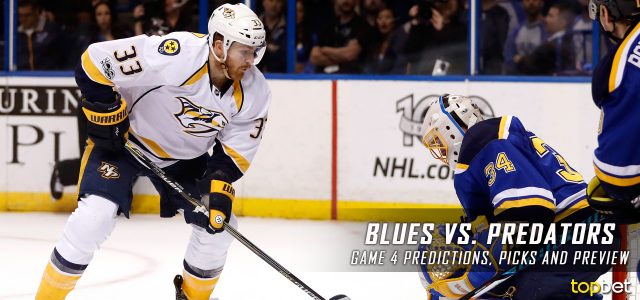 St. Louis Blues vs. Nashville Predators Predictions, Picks and Preview – 2017 Stanley Cup Playoffs – Western Conference Semifinals Game Four