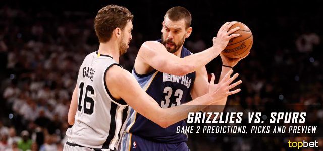 Memphis Grizzlies vs. San Antonio Spurs Predictions, Picks and Preview – 2017 NBA Playoffs – Western Conference First Round Game Two