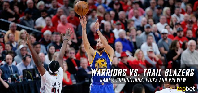 Golden State Warriors vs. Portland Trail Blazers Predictions, Picks and Preview – 2017 NBA Playoffs – Western Conference First Round Game Four