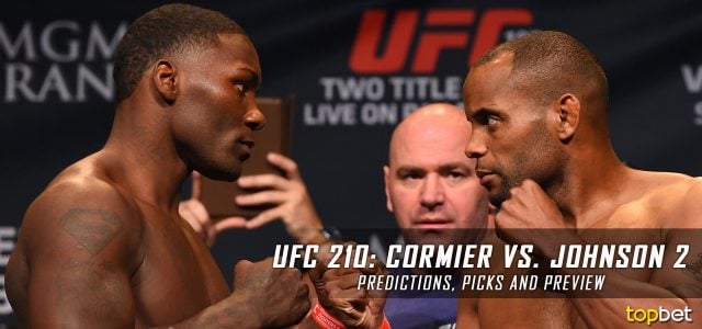 UFC 210: Cormier vs. Johnson 2 Predictions, Picks and Betting Preview – April 8, 2017