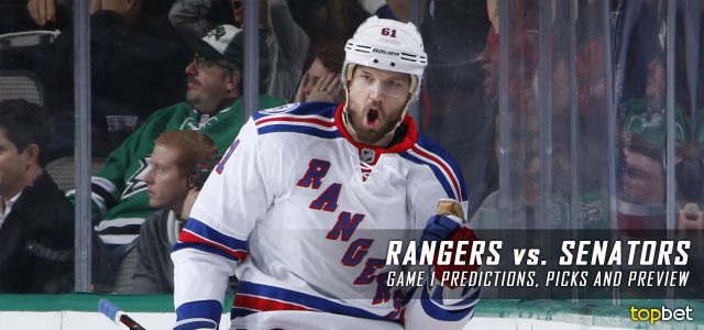 New York Rangers vs. Ottawa Senators Predictions, Picks and Preview – 2017 Stanley Cup Playoffs – Eastern Conference Second Round Game One