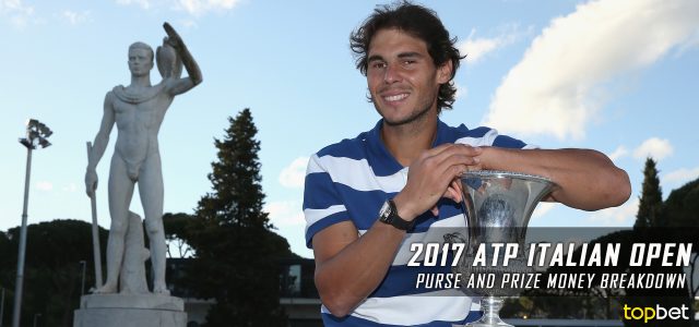 2017 ATP Italian Open Purse and Prize Money Breakdown
