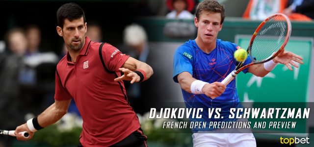 Novak Djokovic vs. Diego Schwartzman Predictions, Odds, Picks and Tennis Betting Preview – 2017 French Open Third Round