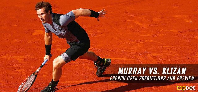 Andy Murray vs. Martin Klizan Predictions, Odds, Picks and Tennis Betting Preview – 2017 French Open Second Round