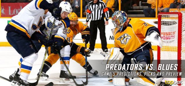 Nashville Predators vs. St. Louis Blues Predictions, Picks and Preview – 2017 Stanley Cup Playoffs – Western Conference Semifinals Game Five