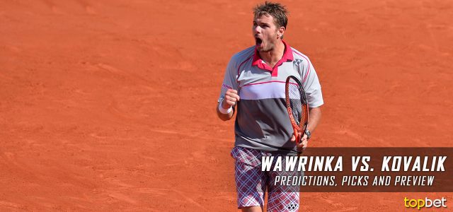 Stan Wawrinka vs. Jozef Kovalik Predictions, Odds, Picks and Tennis Betting Preview – 2017 French Open First Round