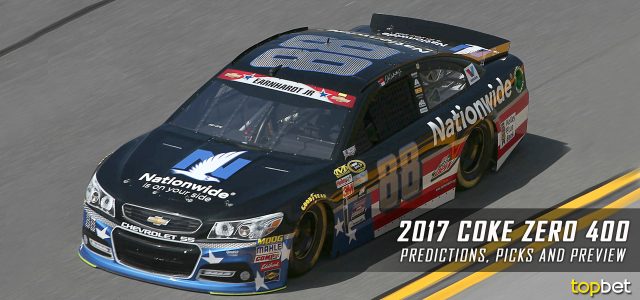 Coke Zero 400 Predictions, Picks, Odds and Betting Preview: 2017 NASCAR Monster Energy Cup Series