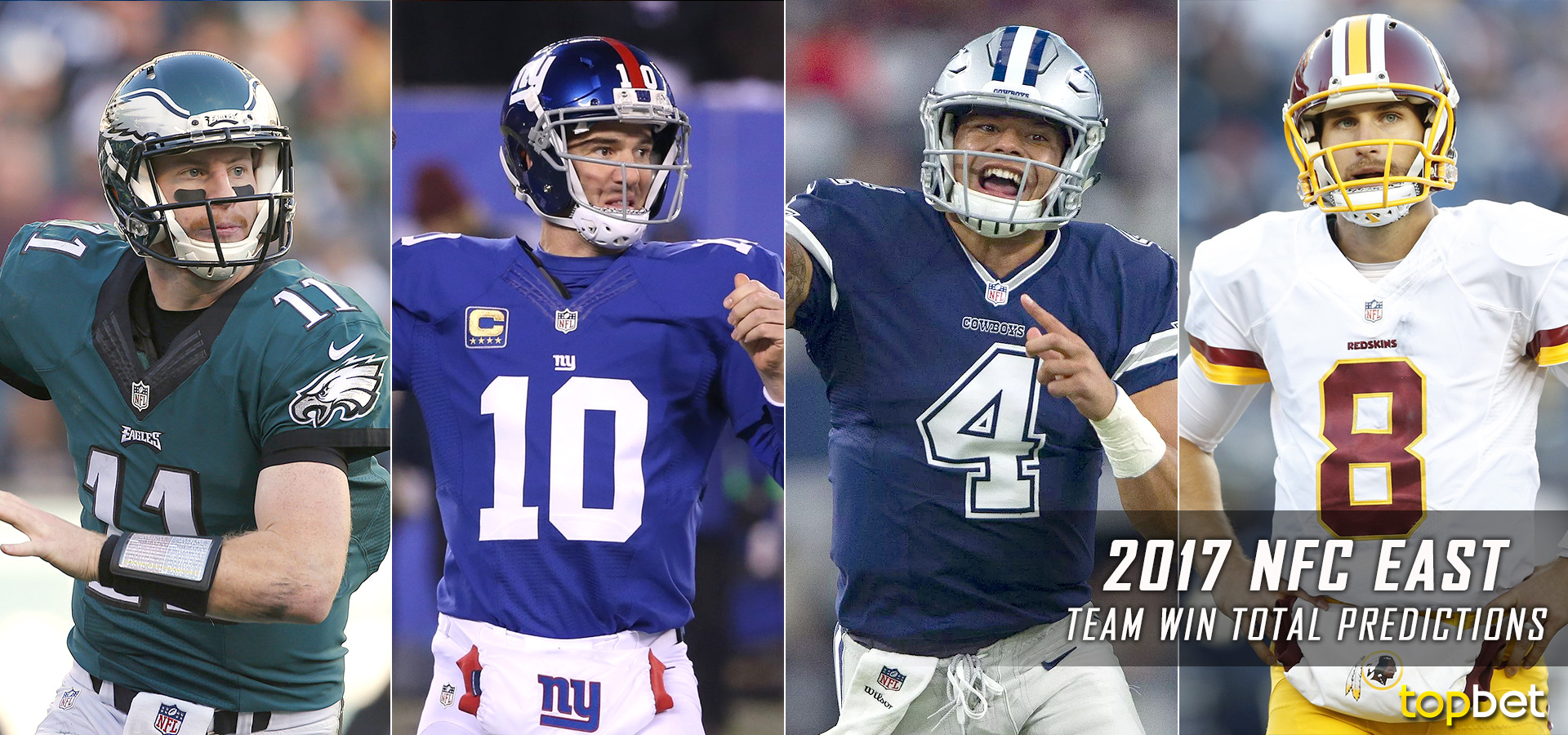 NFC East Win Total Predictions: 2017-18 NFL Season