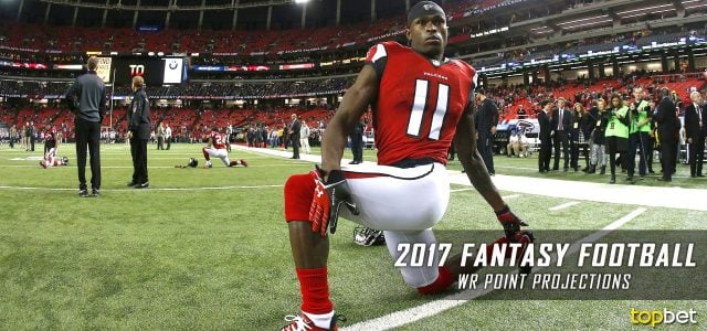 2017 NFL Fantasy Football Wide Receiver Point Projections