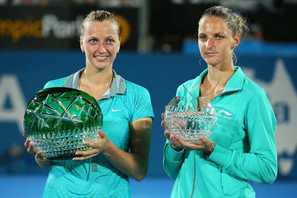 Petra Kvitova and Karolina Pliskova