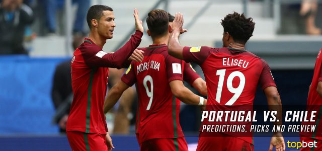 Portugal vs. Chile Predictions, Picks, Odds and Betting Preview – 2017 FIFA Confederations Cup Semifinal