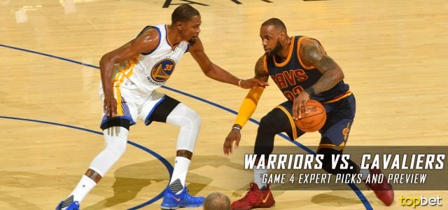 Golden State Warriors vs. Cleveland Cavaliers Expert Picks and Predictions – 2017 NBA Finals Game 4