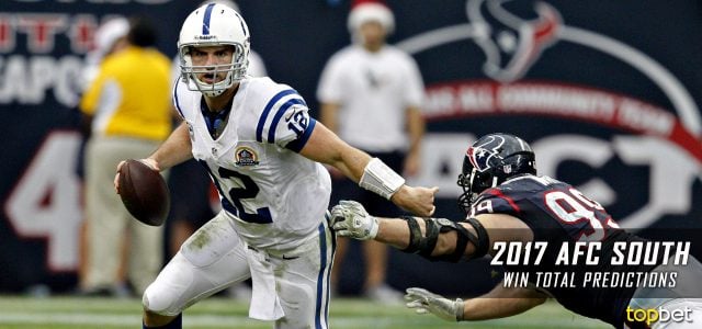 AFC South Team Win Total Predictions: 2017-18 NFL Season