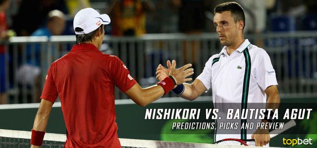 Kei Nishikori vs. Roberto Bautista Agut Predictions, Odds, Picks, and Tennis Betting Preview – 2017 Wimbledon Third Round