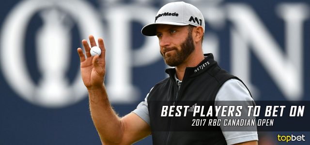 2017 RBC Canadian Open – Best Players to Bet On