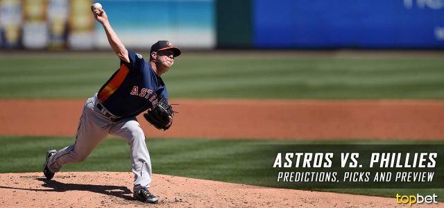 Houston Astros vs. Philadelphia Phillies Predictions, Picks and MLB Preview – July 24, 2017