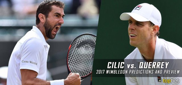 Marin Cilic vs. Sam Querrey Predictions, Odds, Picks, and Tennis Betting Preview – 2017 Wimbledon Semifinals
