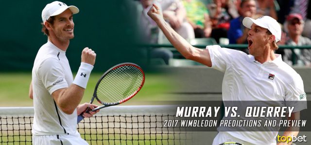 Andy Murray vs. Sam Querrey Predictions, Odds, Picks, and Tennis Betting Preview – 2017 Wimbledon Quarterfinals