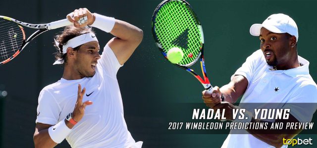 Rafael Nadal vs. Donald Young Predictions, Odds, Picks, and Tennis Betting Preview – 2017 Wimbledon Second Round