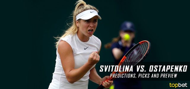 Elina Svitolina vs. Jelena Ostapenko Predictions, Odds, Picks, and Tennis Betting Preview – 2017 Wimbledon Fourth Round