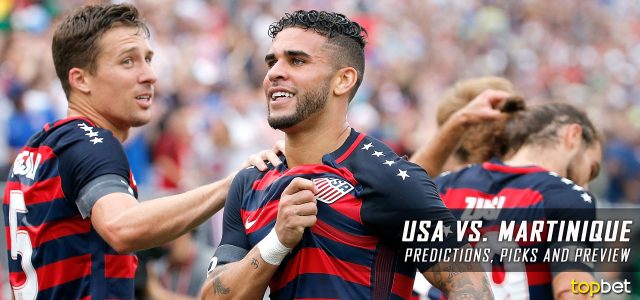 USA vs. Martinique Predictions, Picks, Odds and Betting Preview – 2017 CONCACAF Gold Cup