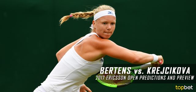 Kiki Bertens vs Barbora Krejcikova Predictions, Odds, Picks, and Tennis Betting Preview – 2017 Ericsson Open