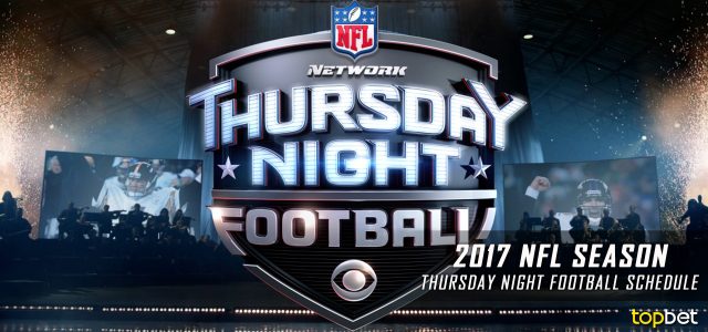 2017 NFL Thursday Night Football Schedule