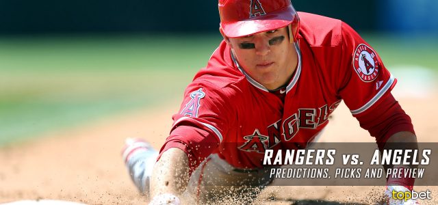Texas Rangers vs. Los Angeles Angels Predictions, Picks and MLB Preview – August 22, 2017