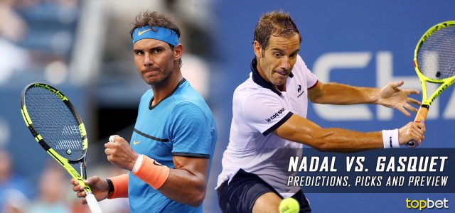 Rafael Nadal vs Richard Gasquet Predictions, Odds, Picks, and Tennis Betting Preview – 2017 ATP Western & Southern Open Second Round