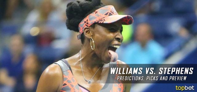 Venus Williams vs. Sloane Stephens Predictions, Odds, Picks and Tennis Betting Preview – 2017 WTA US Open Semifinals