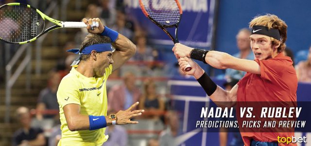 Rafael Nadal vs. Andrey Rublev Predictions, Odds, Picks and Tennis Betting Preview – 2017 ATP US Open Quarterfinals