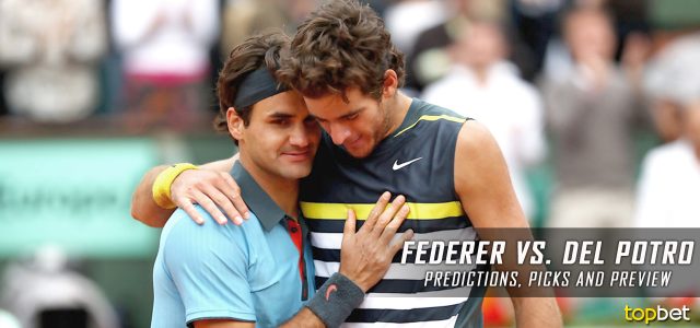 Roger Federer vs. Juan Martin del Potro Predictions, Odds, Picks and Tennis Betting Preview – 2017 ATP US Open Quarterfinals