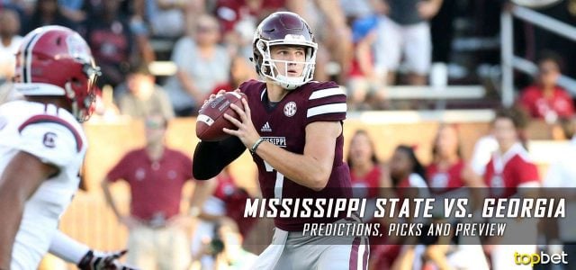 Mississippi State Bulldogs vs. Georgia Bulldogs Predictions, Picks, Odds and NCAA Football Week Four Betting Preview – September 23, 2017