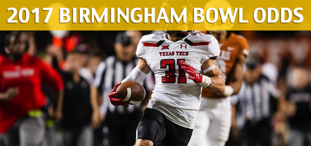 Texas Tech Red Raiders vs. South Florida Bulls – Birmingham Bowl Predictions, Picks, Odds and Betting Preview – December 23, 2017