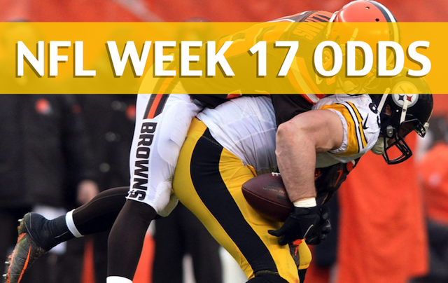 Browns Vs Steelers Odds / Predictions / Picks / Preview - Week 17 2017