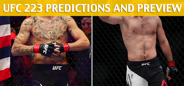 UFC 223 Predictions, Odds, and Betting Preview – Holloway vs Nurmagomedov