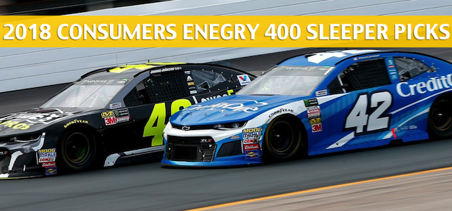 Consumers Energy 400 Sleepers and Sleeper Picks and Predictions – August 12, 2018