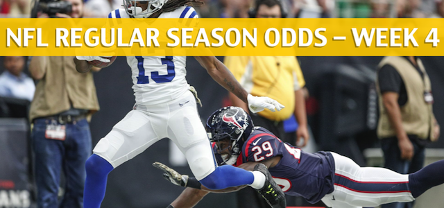 Houston Texans vs Indianapolis Colts Predictions, Picks, Odds and Betting Preview – NFL Week 4 – September 30 2018