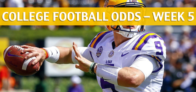 Ole Miss Rebels vs LSU Tigers Predictions, Picks, Odds and NCAA Football Betting Preview – September 29 2018