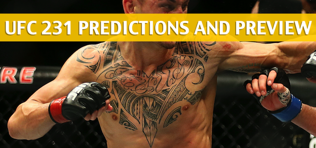 Brian Ortega vs Max Holloway Predictions, Picks, Odds, and Betting Preview – UFC 231 – December 8 2018