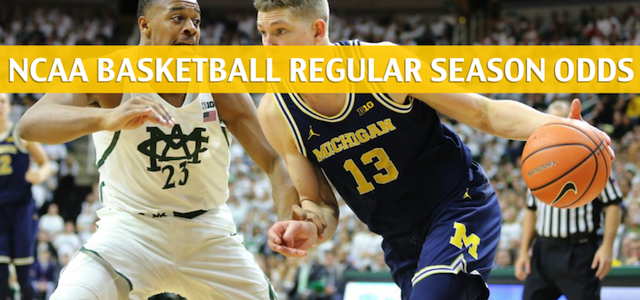 Michigan State Spartans vs Michigan Wolverines Predictions, Picks, Odds, and NCAA Basketball Betting Preview – February 24 2019