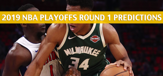 Detroit Pistons vs Milwaukee Bucks Predictions, Picks, Odds, and Betting Preview – NBA Playoffs Eastern Conference Round 1 Game 1 – April 14 2019
