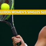2019 Wimbledon Sleepers / Sleeper Picks and Predictions - Women's Singles
