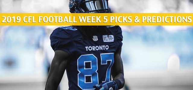Toronto Argonauts vs Winnipeg Blue Bombers Predictions, Picks, Odds, Preview – CFL Week 5 – July 12 2019